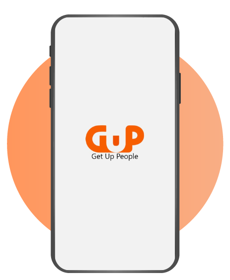 Mobile app mockup